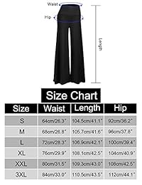 Pantalones de dama elásticos de pierna ancha para salón de palazzo