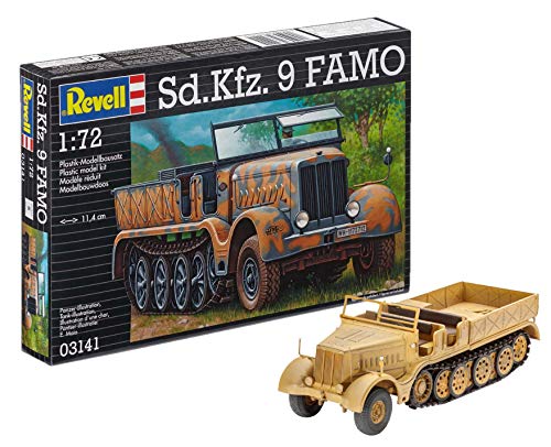 Revell Germany 1/72 SD.KFZ. 9 Famo Halftrack Model Kit