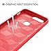 Oneplus 5t case, KuGi SS [Scratch Resistant] Premium Flexible Soft Anti Slip TPU Case for Oneplus 5t Smartphone (Red)