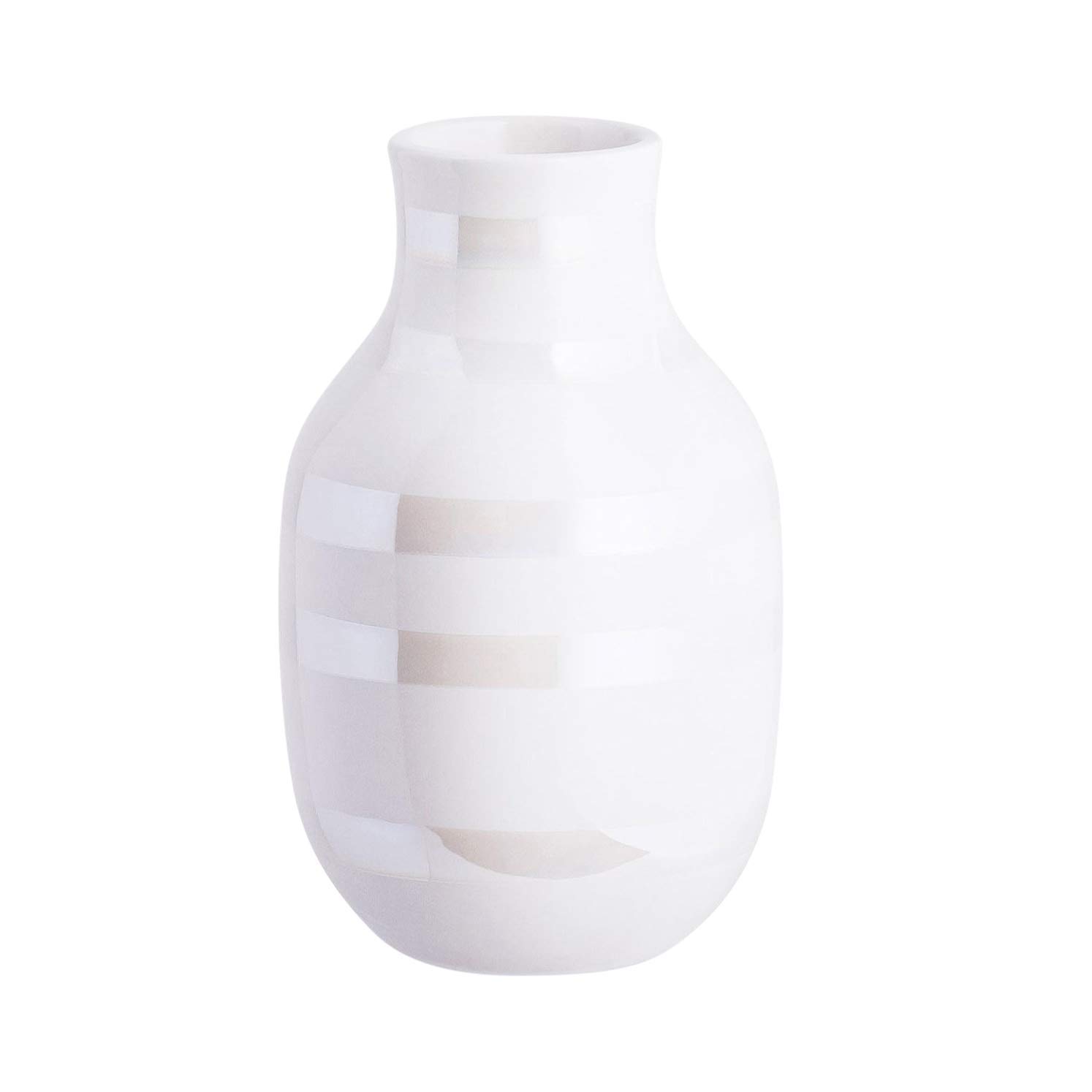 Kähler Omaggio Vase, Porcelain, mother of pearl, 12.5 cm