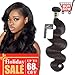 Puddinghair Unprocessed Virgin Brazilian Hair Grade 7A Body Wave Brazilian Human Hair Bundles Natural Black 1 Bundle 10 Inch