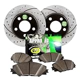 Approved Performance C3152 - [Front Kit] Performance Drilled/Slotted Brake Rotors and Carbon Fiber Pads