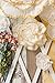 Handcrafted Flowers,Crepe Paper Flowers,Large Paper Flowers,For Baby Nursery Home Decor,Baby Shower,Nursery Wall,Wedding Backdrop,Wall Decor，Archway Decor(Gold flash Powder Edge Flowers Set of 5