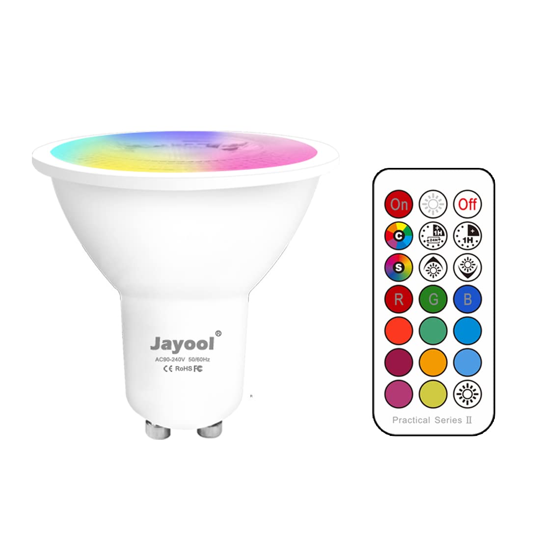 Jayool GU10 LED Bulbs (Daylight White) 1 Pack