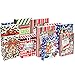 Gift Boutique 12 Christmas Wrapping Boxes Set Decorative Holiday Paper Box for Shirt Robe Lingerie Clothing, 6 Shirt Boxes 4 Lingerie Boxes 2 Robe Boxes