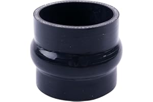 OHOB-COOL ID 3.5 Inch(89mm) Silicone Coupler Hump Reinforced Hose,4-ply Turbo/Intercooler/Intake Piping