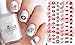 University Of Georgia Bulldogs Clear Water-slide Nail Decals (Set of 53)