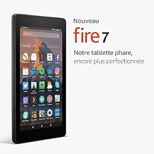 Nouvelle tablette Fire 7, écran 7" (17,7 cm), 8 Go (Noir) - avec offres spéciales