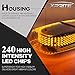 Xprite Amber/Yellow 240 LED Emergency Hazard Warning Mini Beacon Light Bar w/Magnetic Base for Law Truck Car Enforcement Snowplow Safety Strobe Lights