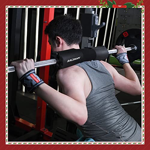 Gonex Barbell Pad for Squats Hip Thrusts Upgraded Bar Neck Pads Workout