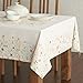 Maison d' Hermine Table Cloth Rectangle Table 100% Cotton 60 x 108 Inches Tablecloth Reusable Decorative Everyday Use for Dining Room, Farmhouse, Home, Party, Festive & Wedding Spring Summer - Colmar
