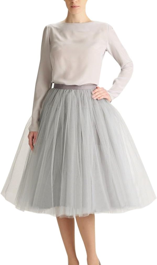 Women's A Line Short Knee Length Tutu Tulle Prom Party Skirt  Women's Long Rainbow A Line Tulle Tutu Skirts Tiered Skirt Petticoat  Women Short Sleeve Casual Creweck Tutu Tulle Dress Oversized Dresses GY2266  Babyonline Lady's Princess Tutu Tulle Midi Knee Length Skirt Underskirt  Women Maxi Tulle Floor Length Layered High Waist Spectial Occasion Skirt