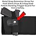 ComfortTac Ultimate Belly Band Holster for Concealed Carry, Black