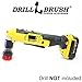 Outdoor Patio Scrub Brush - Garden Statues Cleaning Brush - Bird Bath Cleaning Tool - Headstone Restoration Kit - Outdoor Fountain Scrubbing Kit - Outdoor Décor Cleaning Brushes - Concrete Cleaning