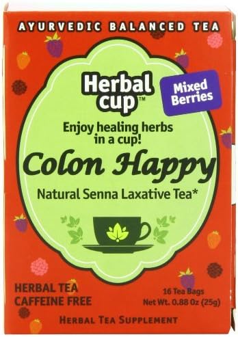 Colon Herbal Tea Happy Berry 16 Bags (Case of 6)