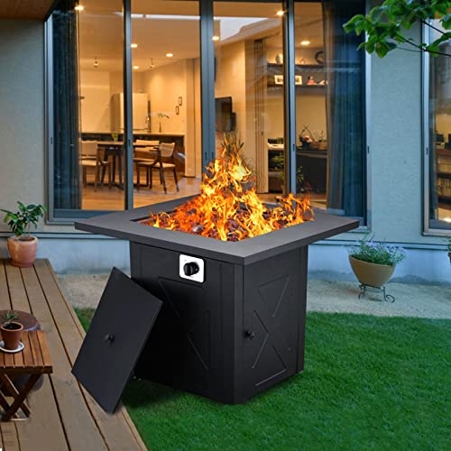 Grand Patio Propane Fire Pits 28 inch Outdoor Gas Fire Pit Table,50,000