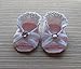 Crochet Pattern Sandals for a Baby Girl in Size 3-6 months