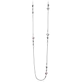 welbijoux Long Necklaces for Women Long Interlinked Heart Necklace Sets Statement Strand Necklace