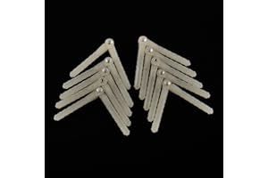 ZHIPAIJI RC Model Airplane Part, 10 pcs RC Model Plane Pin Hinge Diameter 2.5mm / 4.5mm Plastic Pin Hinge Repalcement for RC Airplane Plane Model Fixing Wing Accessories (Color : 10 pcs D45xL68)