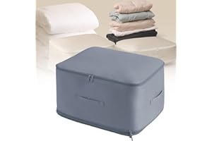 COLODAY Ultra Space Saving Self Compression Organizer, Self Compression Moving Organizer Bags, 2024 New Heavy Duty Moving Bags Space Saving Self Compression Organizer for Comforters (Dark Blue, X-Large)