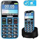 MOSTHINK V808G 3G Simple Senior Unlocked Cell Phone, Old Man Adults Kids Classic Portable Basic Seniors Phones Suit for at&amp;T 3G and T-Mobile 2G, GSM WCDMA 850/1900MHz