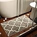 HEBE Microfiber Bathroom Rugs Mats Geometric, Non Slip Absorbent Bath Rugs Floor Mat Machine Washable, 20