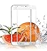 Josi Minea [ Samsung Galaxy S6 ] Tempered Glass Screen Protector with Full Coverage Crystal Clear Ballistic LCD Screen Cover Guard Premium HD Shield for Samsung Galaxy S6 / SVI - White