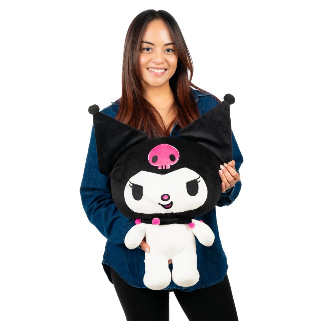 Photo 1 of Collectibles Kuromi Bedding Super Soft Cozy Decorative Cuddle Pillow, (Officially Licensed Product) By Franco