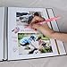 Zoview Art Magnetic Self-Stick Page Photo Album for Wedding or Family, Hand Made DIY Albums Holds 3X5, 4X6, 5X7, 6X8,8X10 Photos, A52053 (Golden)