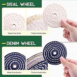 Keadic 8 Pcs 3 Inches Buffing Polishing Wheel Kit 3