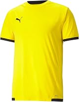 PUMA Unisex Kids teamLIGA Jersey Jr Shirt Cyber Yellow Puma Black 128
