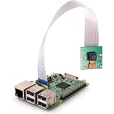 DORHEA Raspberry Pi Mini Camera Video Module 5 Megapixels 1080p Sensor OV5647 Webcam for Raspberry Pi Model A/B/A+/B+, Pi 2B and Raspberry Pi 3B, Pi 3 B+, Raspberry Pi 4 B