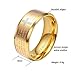 ALEXTINA Men's 8MM Stainless Steel Bible Verse Christian Cross Lord's Prayer Ring Size 10