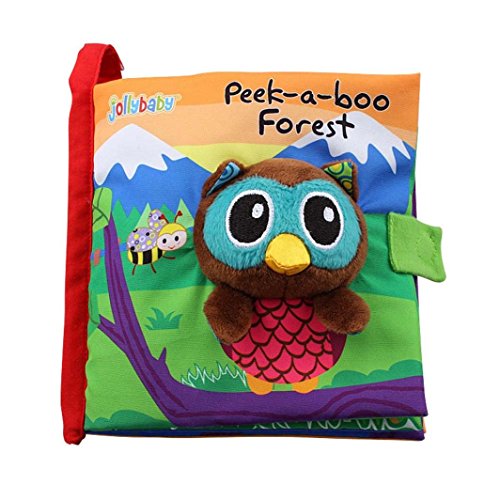 Leegor Baby Intelligence Development Learn Picture Cognize Soft Book Education Toy Birthday Present (A)