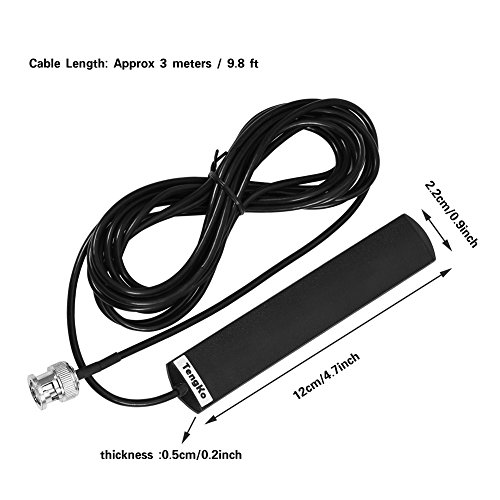 image for Fosa 30MHz -1200MHz Wideband Scanner Mobile Radio Antenna Glass Mount 