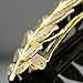Q&Q Fashion Festival Bridal Gold Leaf Branch French Updo Hair Pin Clip Dress Snap Barrette