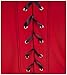 eVogues Plus Size Sexy RED Black Lace Corset Top - 1X