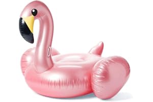 Jasonwell Giant Inflatable Flamingo Pool Float with Fast Valves Summer Beach Swimming Pool Floatie Lounge Floating Raft Outdoor Party Decorations Toys for Adults (XL)