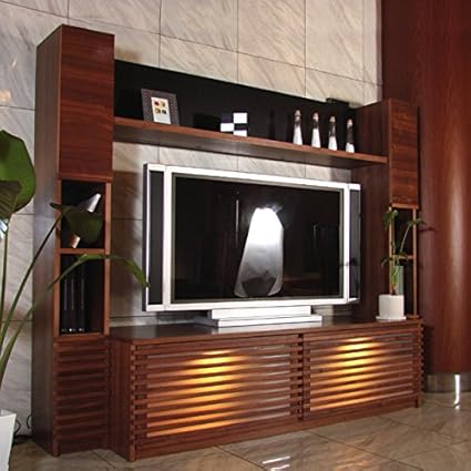 Amazon Co Jp 商品名 日本製 国産 リビングボード 160cm テレビボード オーディオラック モデム ルーター収納 Tv台 壁面収納 ハイタイプ サイズ 総幅 4 高さ164 奥行49cm ウォールナット Mk ホーム キッチン