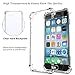 iPhone 7 Case,iPhone 8 Case, Amuoc Crystal Clear Cover Case [Shock Absorption] with Transparent Hard Plastic Back Plate and Soft TPU Gel Bumper (Clear)