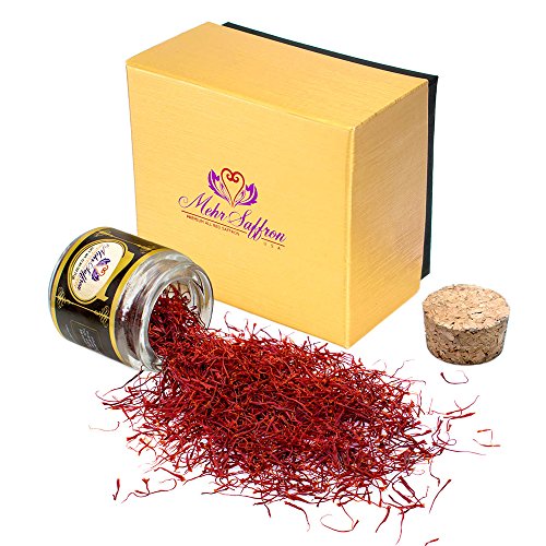 Mehr Saffron, Premium All Red Saffron / 1gram Corked Jar Buy Online