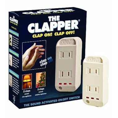 The Clapper, Wireless Sound Activated On/Off Light Switch (Original)