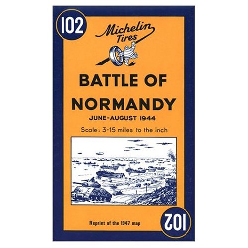 Michelin Battle of Normandy Map No.102