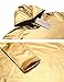 Coofandy Men's Nightclub Style Metallic Shiny Casual Long Sleeve Pullover Hoodie,XX-Large,Golden