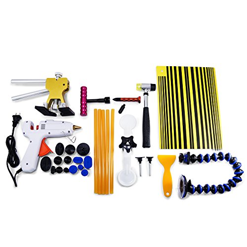 PDR Hail Tools Paintless Dent Puller Lifter Removal Line Board Hammer Repair Kit