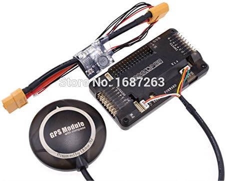 Side Bended Pin APM2.6 ArduPilot Mega APM 2.6 Flight Controller &amp; Power Module + Ublox NEO-7M 7M GPS w/ compass Better than 6M