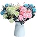 1 Bunch European Artificial Flower Fake 10 Heads Hydrangea Bouquet Wedding Arrangement Christmas Home Decoration