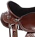 Acerugs 16″ 17″ 18″ Western Horse Saddle Pleasure Trail Riding Comfy SEAT Leather TACK Package (Brown, 16″)thumb 4