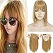Clip in Toppers 9 Inch Synthetic Hairpiece Blonde