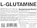 Hard Rhino HR Supplements L-Glutamine Powder, 1 Kilogram (2.2 Lbs), 200 Servings, Unflavored, Lab-Tested, Scoop Included
